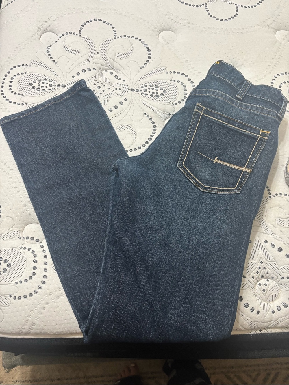 Ariat Men's Straight Leg Dark Indigo Jeans
